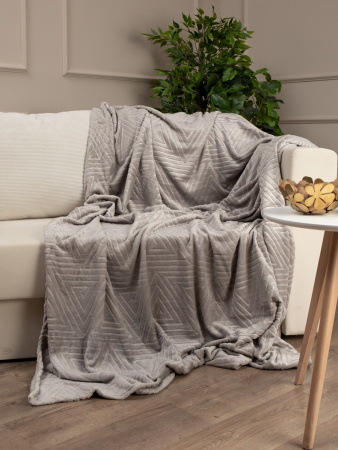 Плед Texrepublic фланель тиснёный 200*220 АРТ.93388