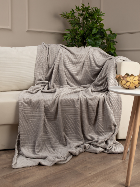 Плед Texrepublic фланель тиснёный 200*220 АРТ.93388 Плед Texrepublic фланель тиснёный 200*220 АРТ.93388