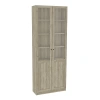 Харрис 32 (библиотека) Шкаф для книг двухстворчатый (Дуб серый Craft) 