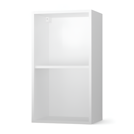 НОВА  Корпус шкафа настенного 1-но дверного 400 / Белый
