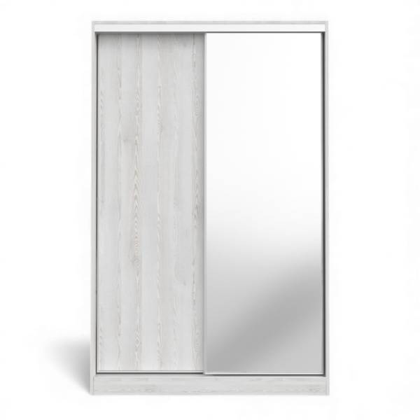 Шкаф-купе БН-61 2дв с ящ.140х60х220 Сосна лофт/хром