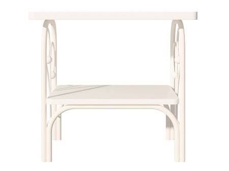 Тумба прикроватная Версаль ММД 202  белый/белый