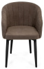 Стул Верона ,Т173- капучино+нога 2R38 (черный)
