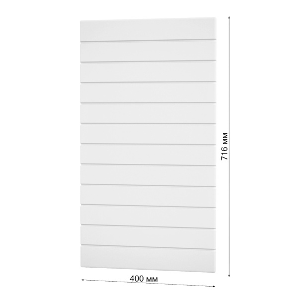 Фасад Софт Тач БЕЛЫЙ 3 ящика 400   /  Бомон