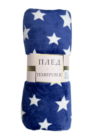 Плед Texrepublic фл печатный скрутка 2 сп,180*200,63491