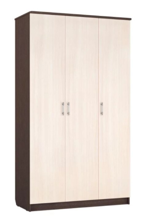 Шкаф ШР-3 3-х створчатый распашной \  дуб выбеленный