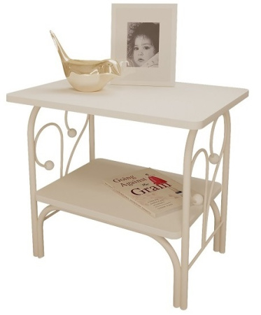 Тумба прикроватная Версаль ММД 202  белый/белый