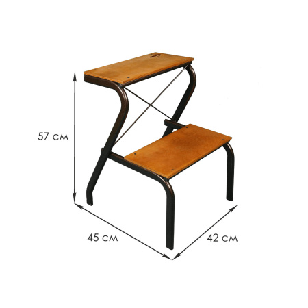 Табурет-Стремянка "КОНЁК" Медный антик ТС277 М Табурет-Стремянка "КОНЁК" Медный антик ТС277 М