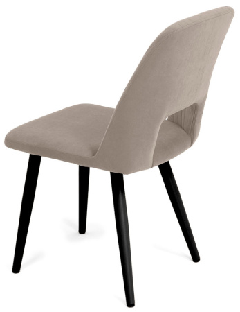 Стул кухонный Скалли Бежевый + нога 1R321(черный)