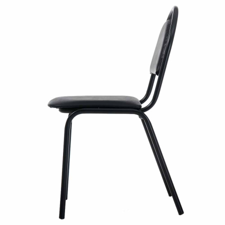 Стул Стандарт/Кожа иск., pv,1(черный)