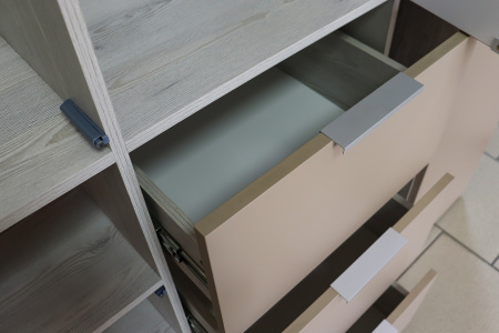 Шкаф "Ним" 3 дв. 3 ящ.  Сосна Лофт/Вижн