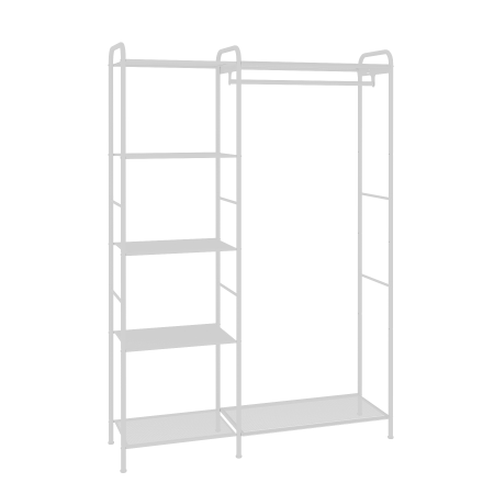 Вешалка гардеробная Валенсия 1 Белый 