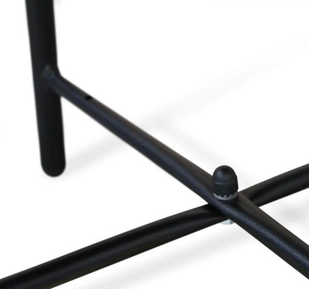 Банкетка Sheffilton SHT- B4 Голубая пастель/Черный муар