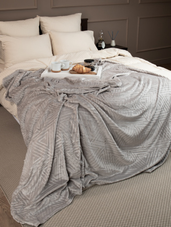 Плед Texrepublic фланель тиснёный 200*220 АРТ.93388