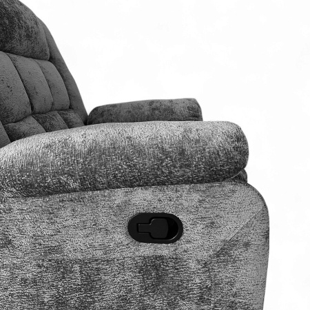 Кресло-реклайнер YF-S 8061/ ткань шенил В1130-19, Ручн. управление, подв. и вращение