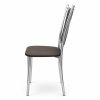 Стул Марсель Стандарт (хром, к/з Коричневый 130)
