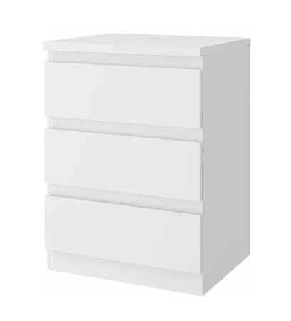 Олли Тумба прикроватная 3 ящ. СТЛ.507.02 Белый