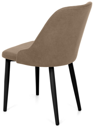 Стул Даниэлла Т184 кофе с молоком+нога 1R38 черный