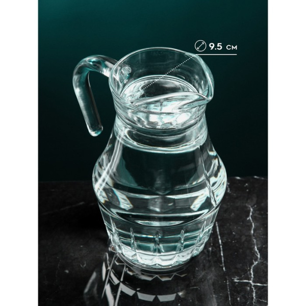Кувшин «Марьян», 1.7 л, стекло, Иран 9244636