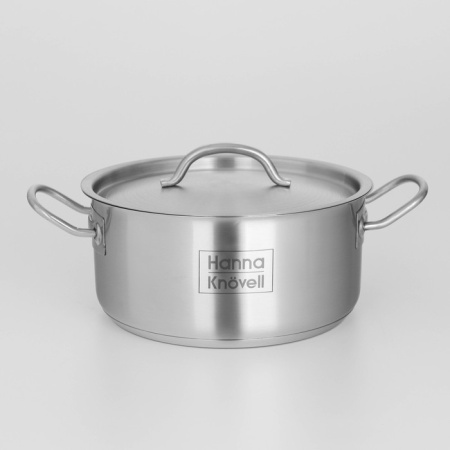 Кастрюля из нерж стали Hanna Knövell с кр, 3 л, d=20 см