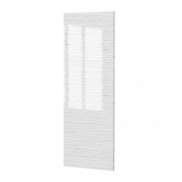 Фасад БЕЛЫЙ СТРАЙП 342 торцевой Высота 900