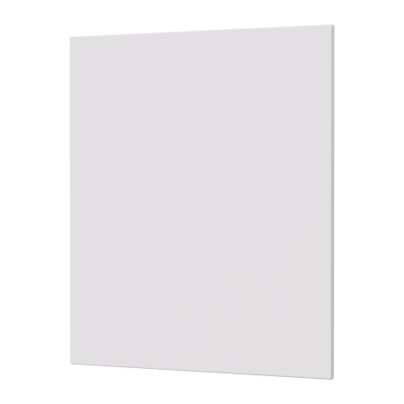 Фасад БЕЛЫЙ МАТОВЫЙ 600 для посудомоечной машины