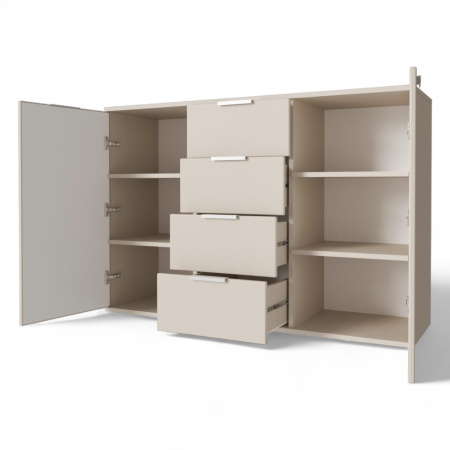 Сен-Дени Комод 1300 Кашемир/МДФ Дуб Латте