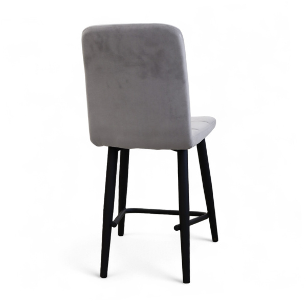 Стул Абсент NEW ПОЛУБАРНЫЙ , Т180 светло-серый+нога 1R38 Bh500 полубарный мини черный Стул Абсент NEW ПОЛУБАРНЫЙ , Т180 светло-серый+нога 1R38 Bh500 полубарный мини черный