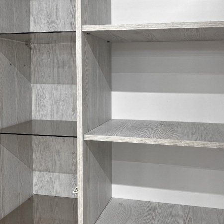 Стенка для гостиной Бове Сосна лофт/камень светлый