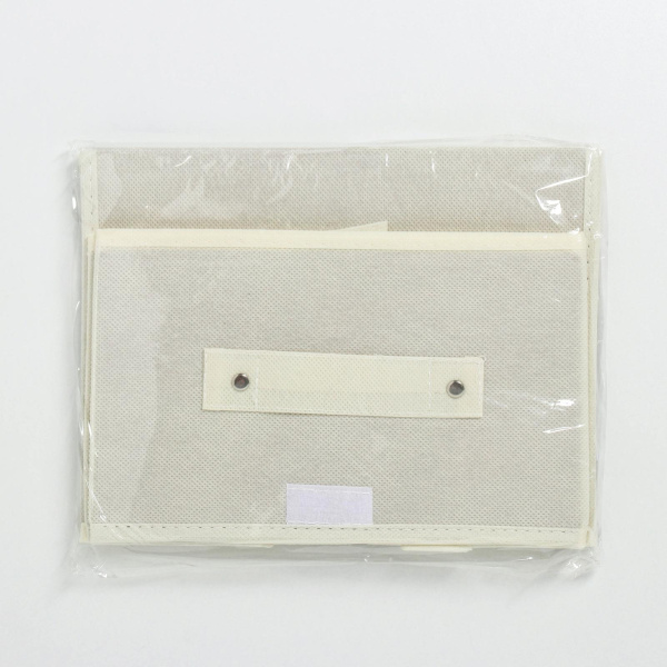 Короб для хранения с крышкой «Алва», 26×20×15 см,беж