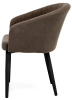 Стул Верона ,Т173- капучино+нога 2R38 (черный)