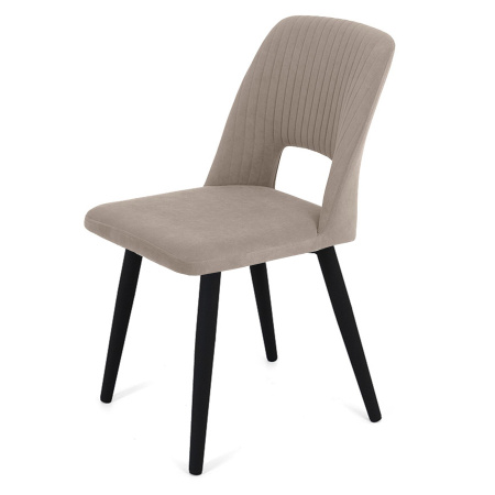 Стул кухонный Скалли Бежевый + нога 1R321(черный)