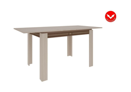 Стол обеденный  раздвижной Гермес 2 (дуб млечный/венге)