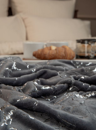 Плед Texrepublic фланель лазер размер Евро 93436