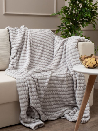 Плед фл Texrepublic жакр.двухцв 200*220 Артикул. 92574