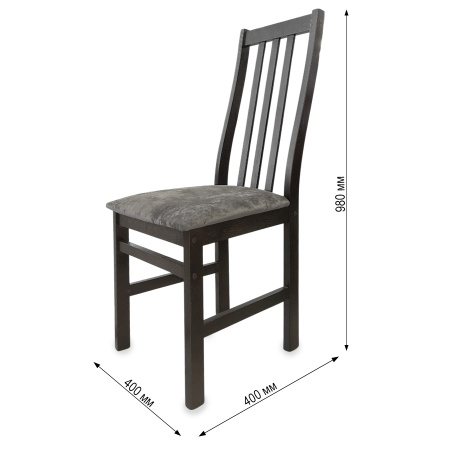 Стул Соло Р темный орех/Kатания 04( Коричневый)  