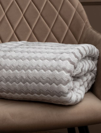 Плед фл Texrepublic жакр.двухцв 200*220 Артикул. 92574