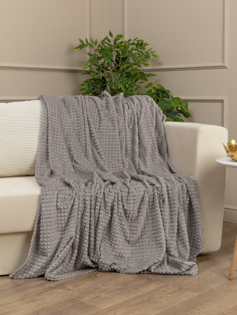 Плед фланель кубики лёгкий 150*200 см 95857