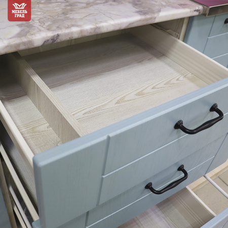 Кухонный гарнитур Сонет сосна лофт/бирюза (столещник, без мойки) 1,8м Кухонный гарнитур Сонет сосна лофт/бирюза (столещник, без мойки) 1,8м