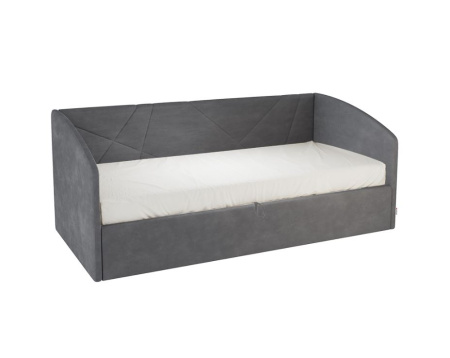 Кровать ( Софа) Бест 900*2000 Графит (велюр)