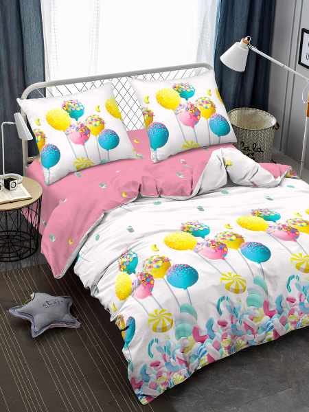 КПБ Amore Mio eco cottone печатный 1,5 спальный 43486