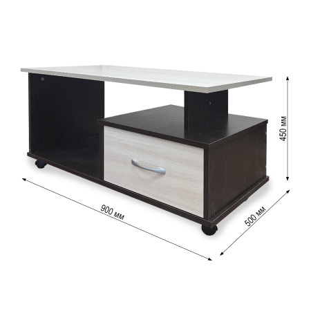 Стол журнальный БН-202 венге/дуб атланта