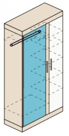 Ника Н1 Шкаф для одежды Ника Н1 Шкаф для одежды