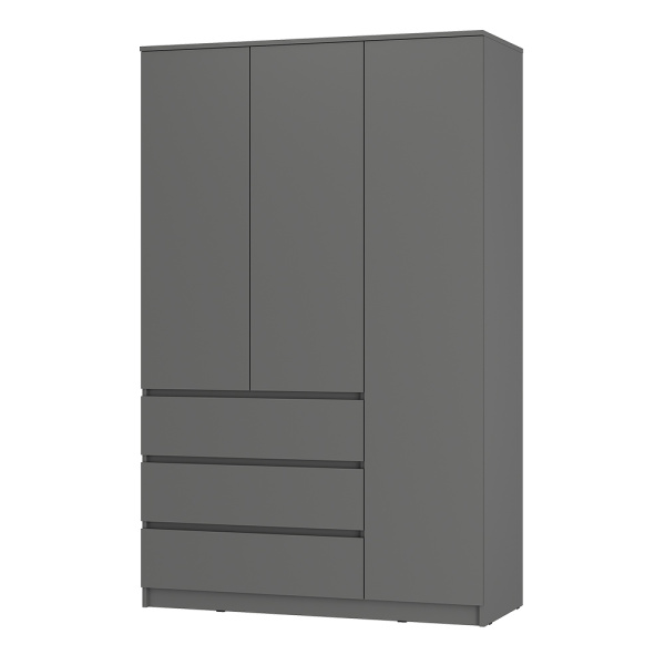 Симпл Шкаф ШК-08 3двГрафит