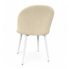 Стул Соло Металл белый, бежевый Ultra Sand
