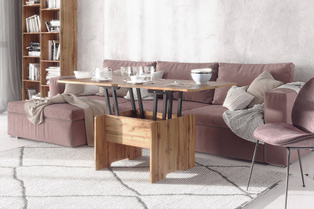 Стол Дебют 5 СТТ 105 дуб вотан/ГЗМИ