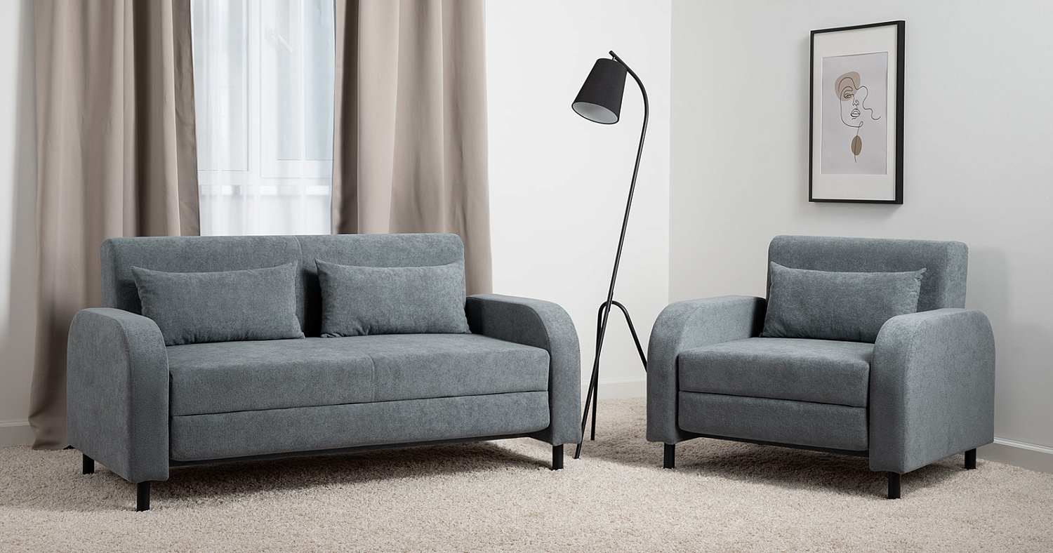 Кресло-кровать Киото EPIC 83 GRAPHITE