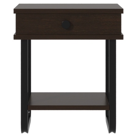 Тумба прикроватная Грета ММД 205 черный/венге Тумба прикроватная Грета ММД 205 черный/венге