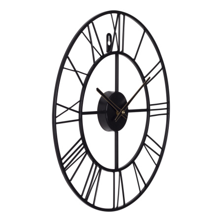 Часы настенные из металла,d=40 см, черн"Лофт" 4022-001