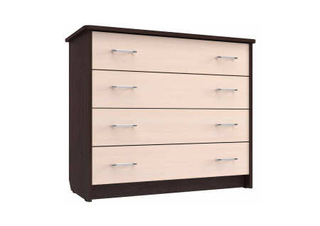 Комод К-3 Дуб выбеленный/венге